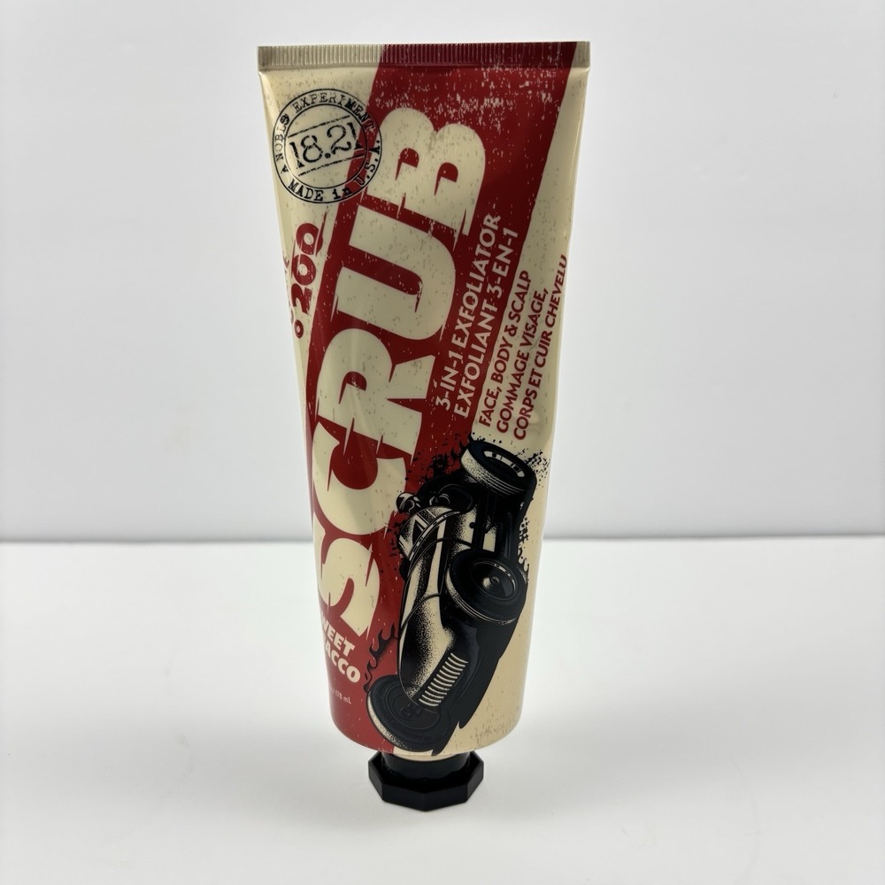 18.21 Man Made Octane 200 Face, Body & Scalp Scrub Sweet Tobacco‎ Scent